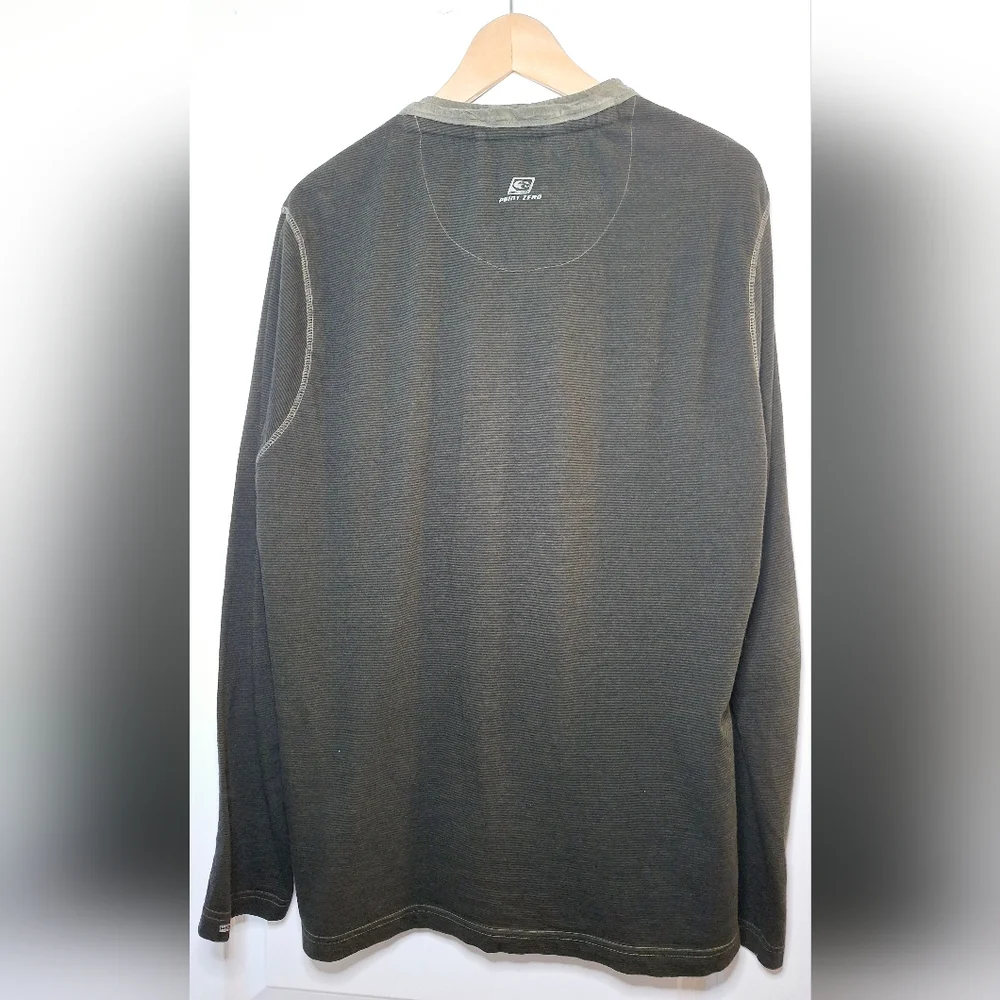Vintage Point Zero Long Sleeve Henley (L) - Picture 2 of 5